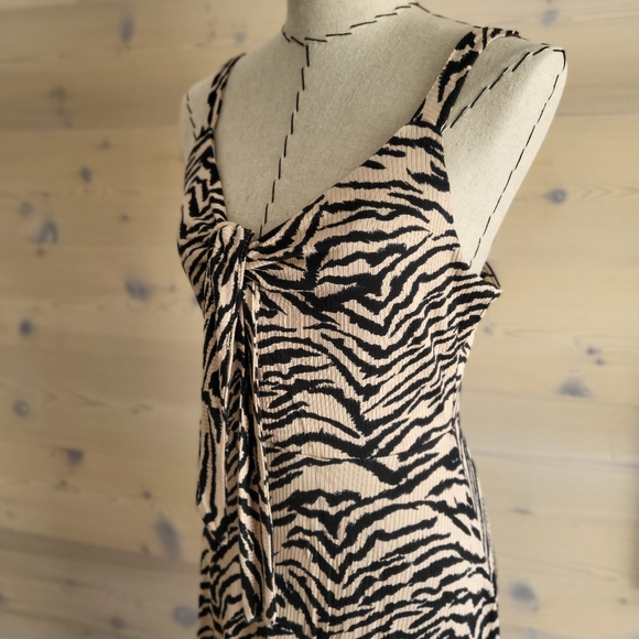 Cupshe Animal Print Swim Cover-Up Dress  size S, NWT - Picture 3 of 7
